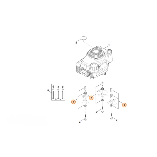 Stihl  Zestaw tłumik drgań 6375 007 1007